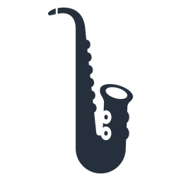 Saxofón musical Diseño PNG