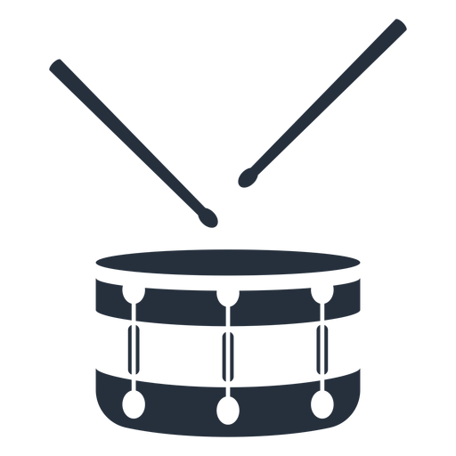 Music snare drum PNG Design
