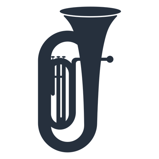Tuba musical Diseño PNG