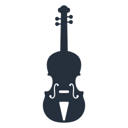 Violín musical Diseño PNG