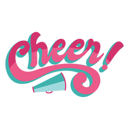 Schriftzug zu jubeln PNG-Design