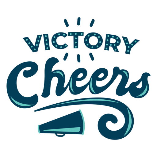 Victory lettering PNG Design