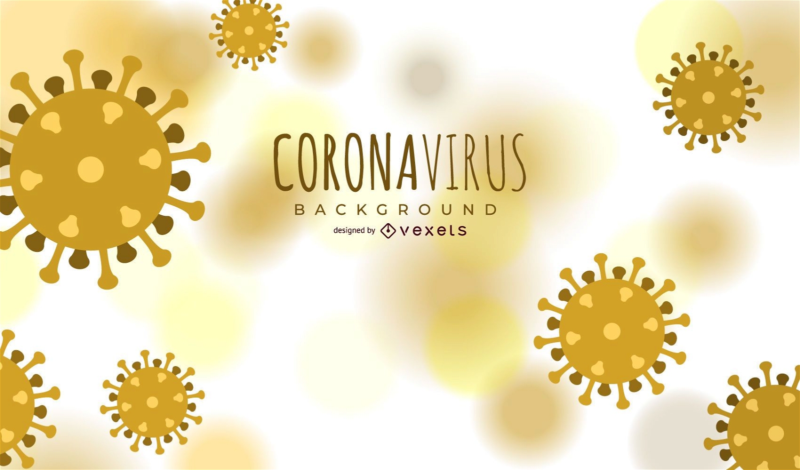 Coronavirus cell backround design