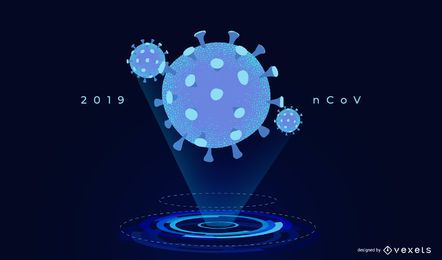 Covid-19 background design