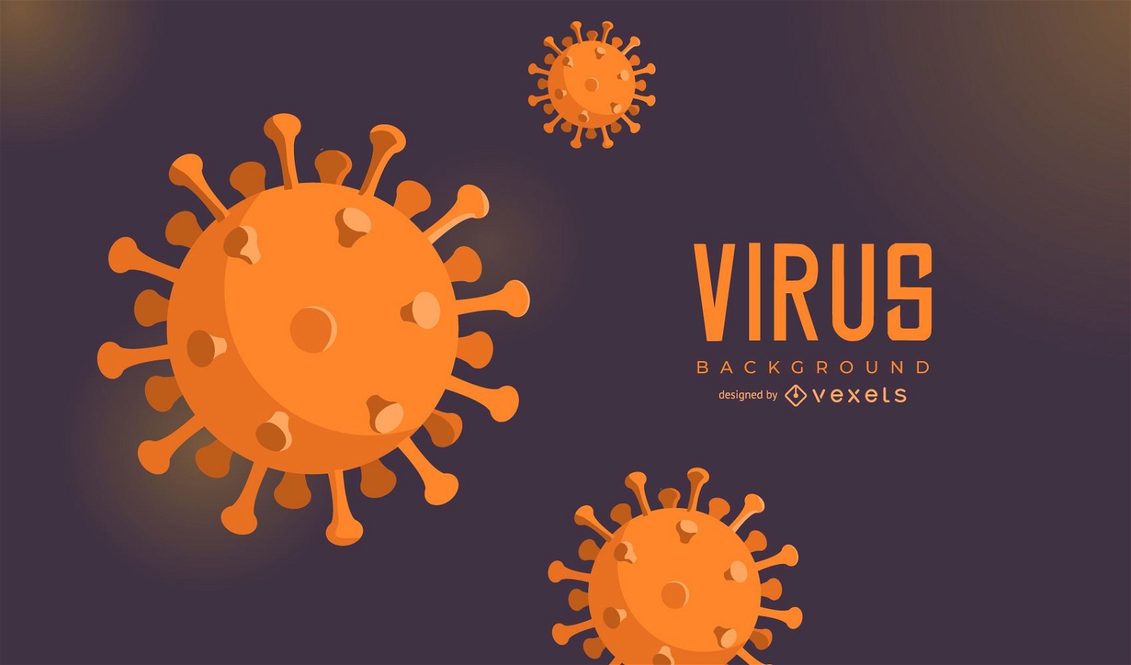 Coronavirus cell background
