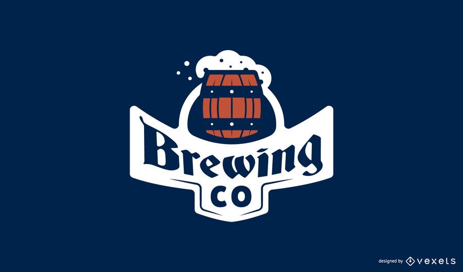 Brewing beer logo template Brewing beer logo template