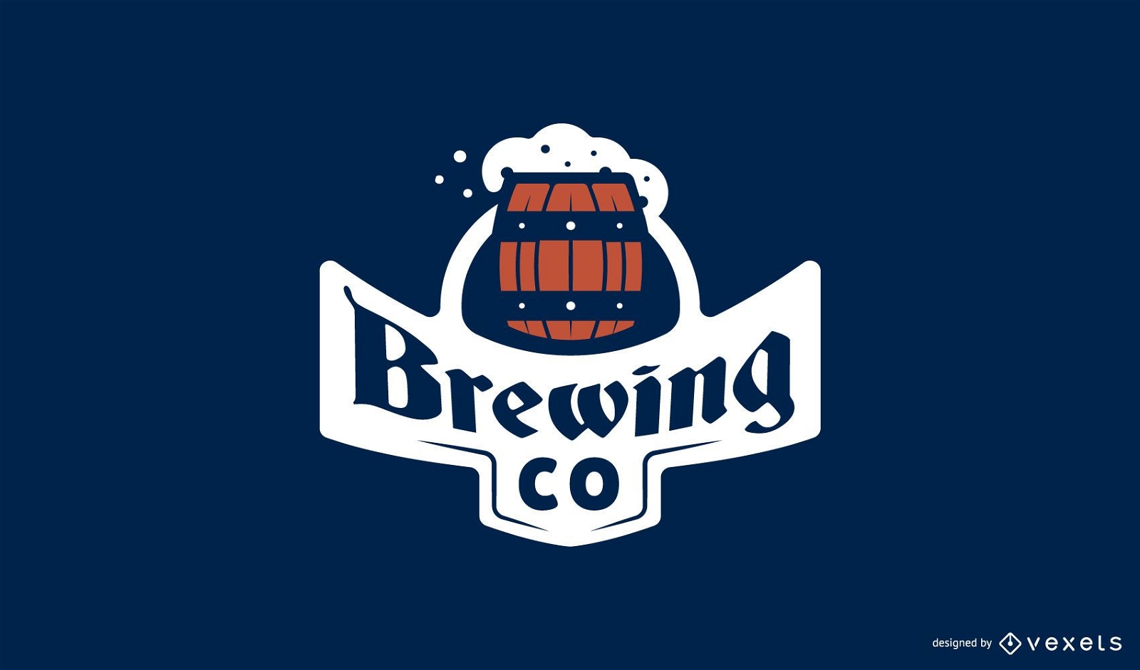 Brauerei Bier Logo Vorlage