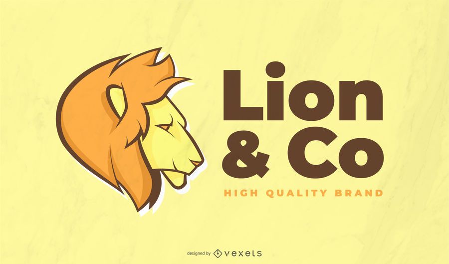 Plantilla de logotipo de león Plantilla de logotipo de león
