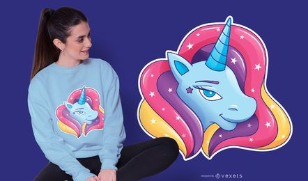 Unicorn Balloon T-shirt Design Unicorn Balloon T-shirt Design