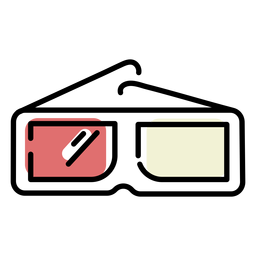 Óculos 3d legais Desenho PNG