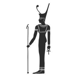 Deus egípcio heru Desenho PNG