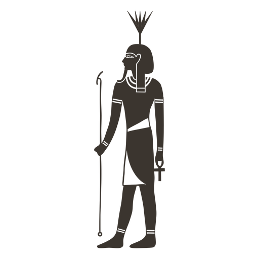 Alter ägyptischer Gott PNG-Design