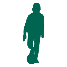Criança brincando de silhueta de infância Desenho PNG