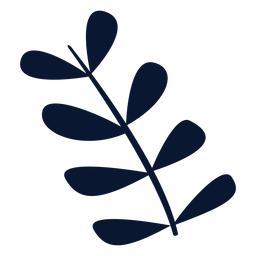 Elemento de folhas de natal Desenho PNG