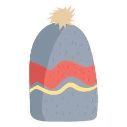Christmas winter hat PNG Design