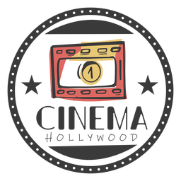 Cine hollywood impresionante Diseño PNG