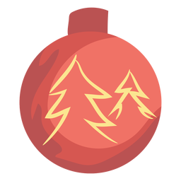 Nette Bälle Weihnachten PNG-Design