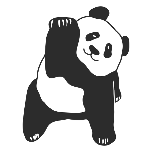 Vetor de panda bonito Desenho PNG