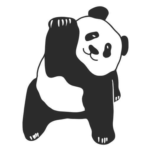 Design PNG E SVG De Ícone De Rosto De Panda Para Camisetas