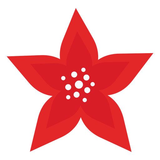 Nette rote Blütenblätter blühen PNG-Design
