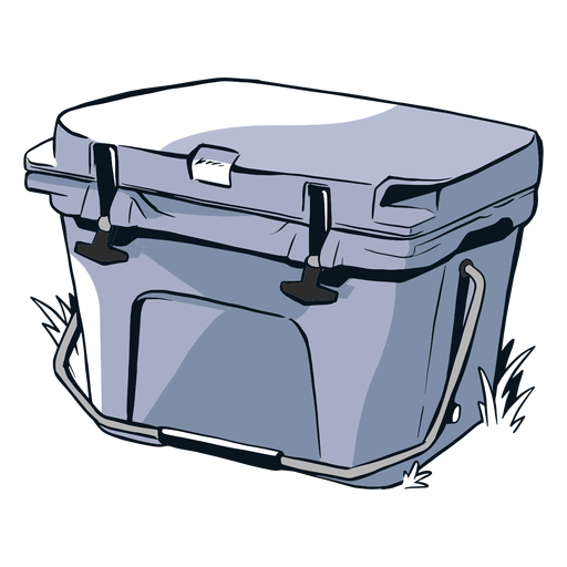 Drawn Cooler On Grass Transparent Png And Svg Vector File