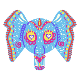 Escultura mexicana elefante Diseño PNG