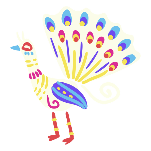 Download Flat Peacock Mexican Transparent Png Svg Vector