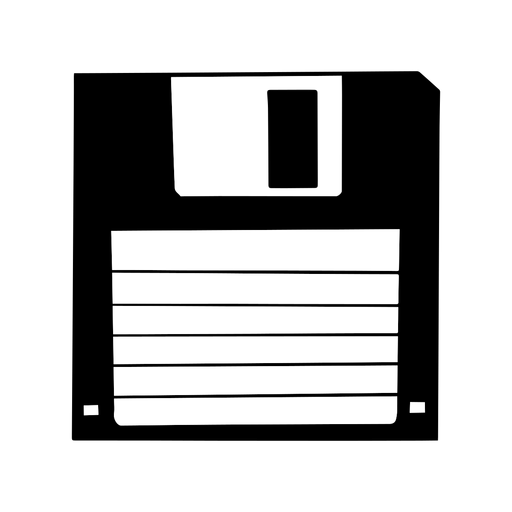Diskette cool PNG-Design