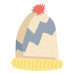 Sombrero de navidad esponjoso Diseño PNG