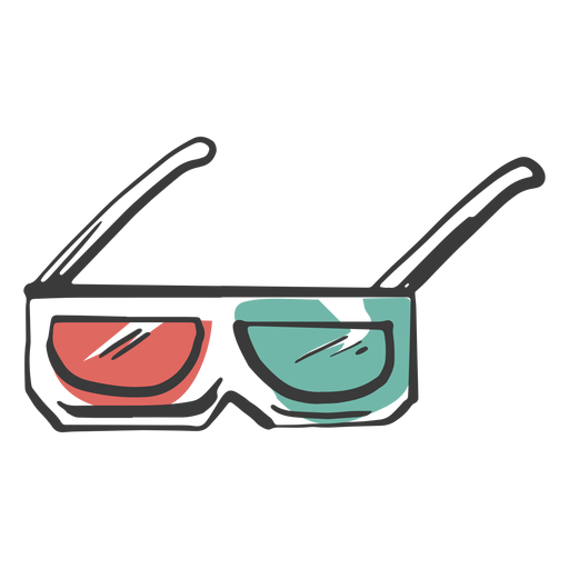 Glasses 3d awesome PNG Design