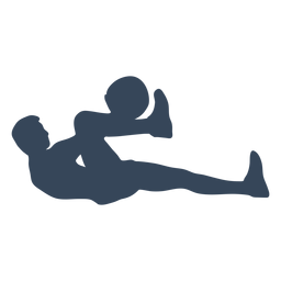 Person Silhouette niederlegen PNG-Design