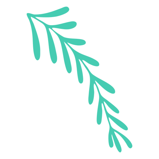 Leaves simple christmas PNG Design