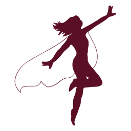 Bein angehobener Heldenvektor PNG-Design