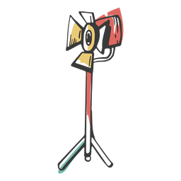 Elemento de acción de luces Diseño PNG
