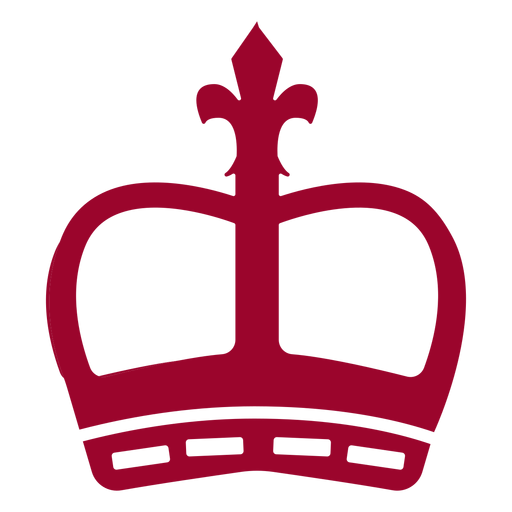 London crown silhouette PNG Design