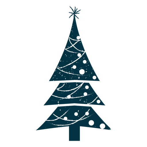 Sch?ner abstrakter Weihnachtsbaum PNG-Design