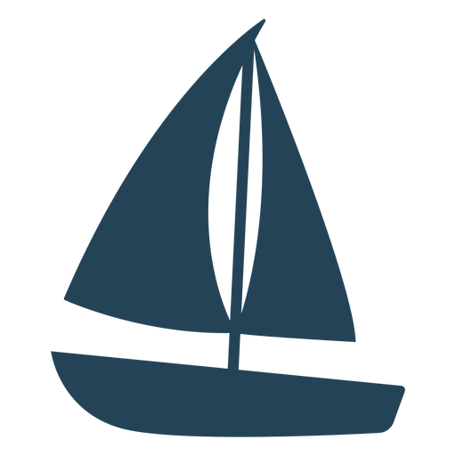 Belo vetor de veleiro Desenho PNG