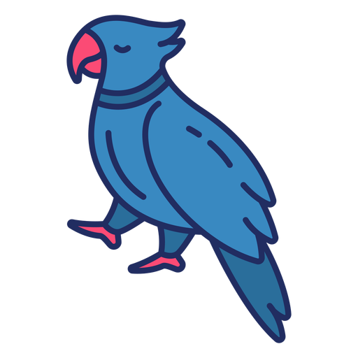 Piratenvogel flach PNG-Design