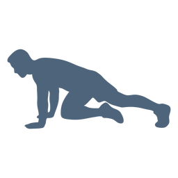 Pose corriendo silueta Diseño PNG