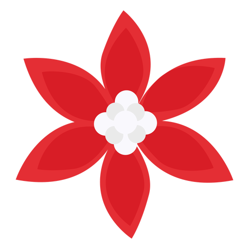Rote Blütenblätter blühen PNG-Design