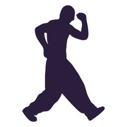 Bailarina de silueta dubstep Diseño PNG