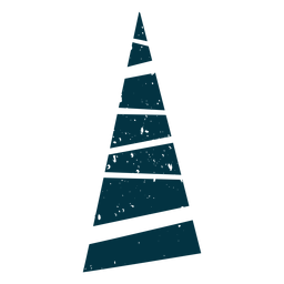 árvore de natal abstrata simples Desenho PNG
