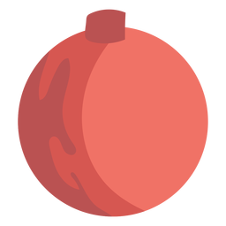 Simple ball christmas element PNG Design