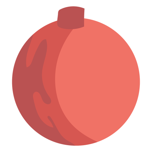 Simple ball christmas element PNG Design