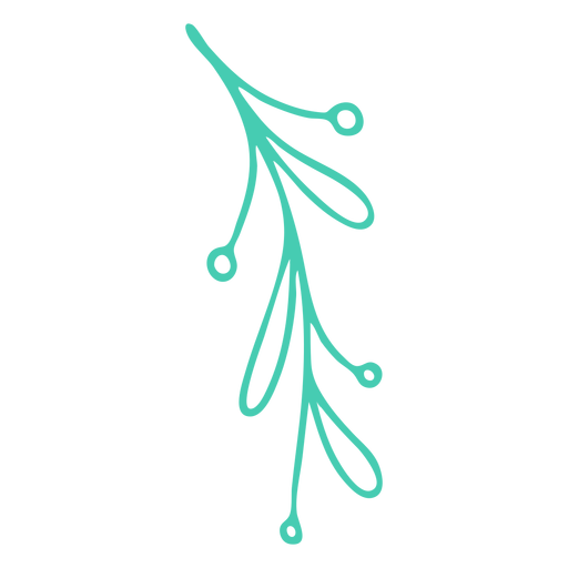 Download Simple christmas branch - Transparent PNG & SVG vector file