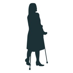 Simple disabled person silhouette