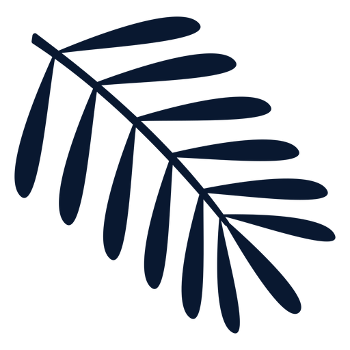 Elemento de folha simples Desenho PNG