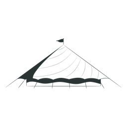 Simple tent circus PNG Design