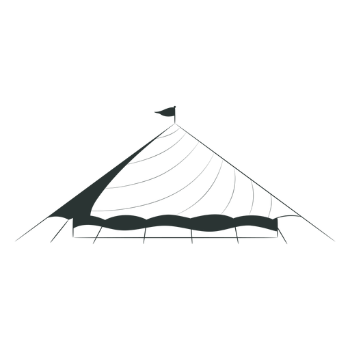Simple tent circus PNG Design