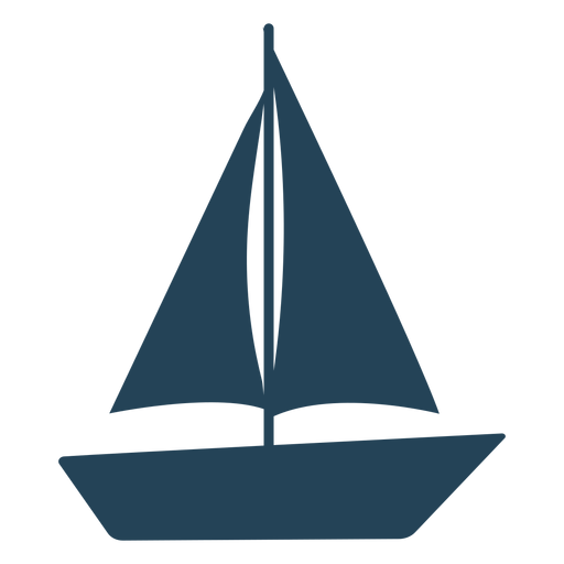 Simple vector sailboat PNG Design